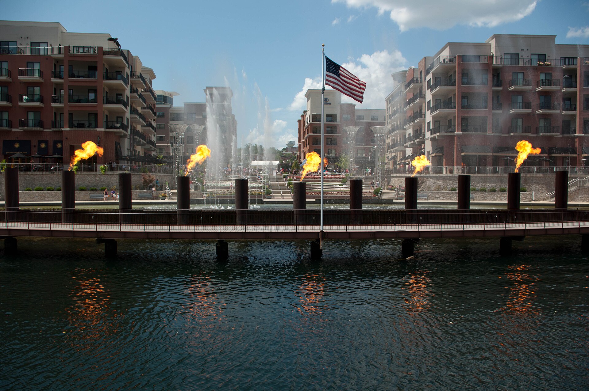 A regional view along Branson Landing